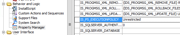 InstallShield IS_PS_EXECUTIONPOLICY